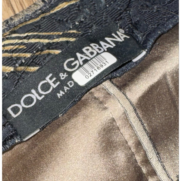 DOLCE & GABBANA women’s AUTHENTIC Floral Textured front button jacket blazer - Picture 7 of 9